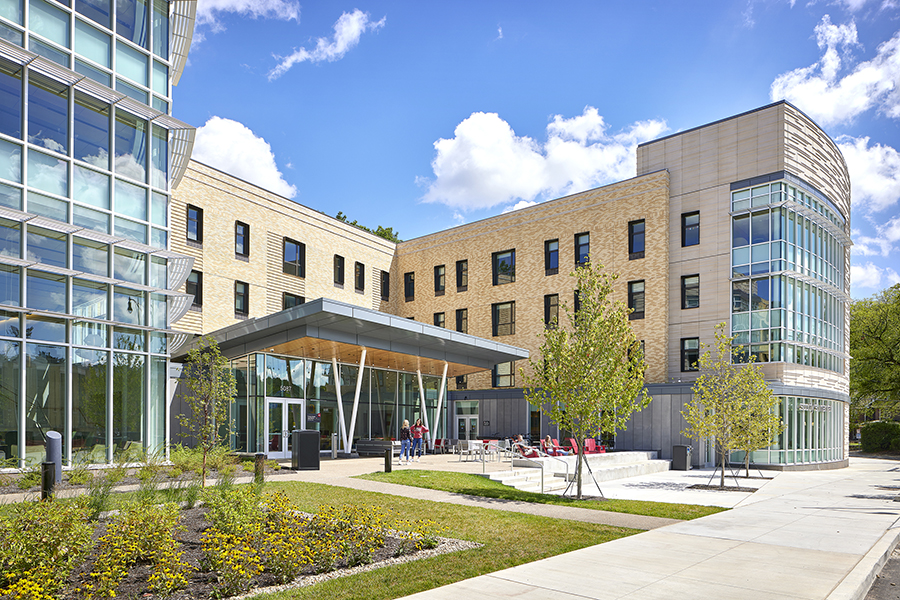 exterior of Forbes Beeler Residence Hall