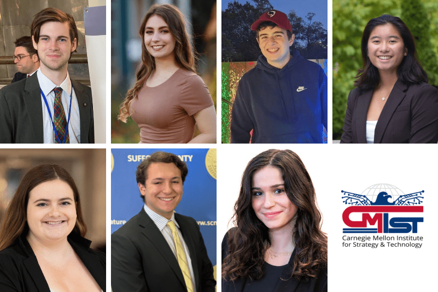 Students interviewed for this article, from left to right: Creighton Arrington, Arika Manuel, Zachary Berger, Isabel Leong, Emma Rogers, Anthony Cacciato, and Vita Shats