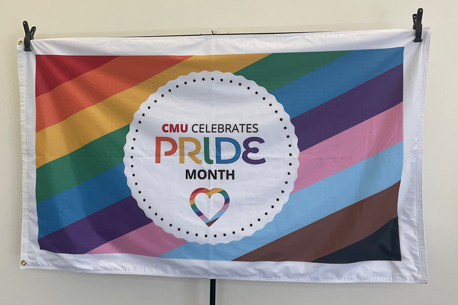 CMU-branded Pride flag