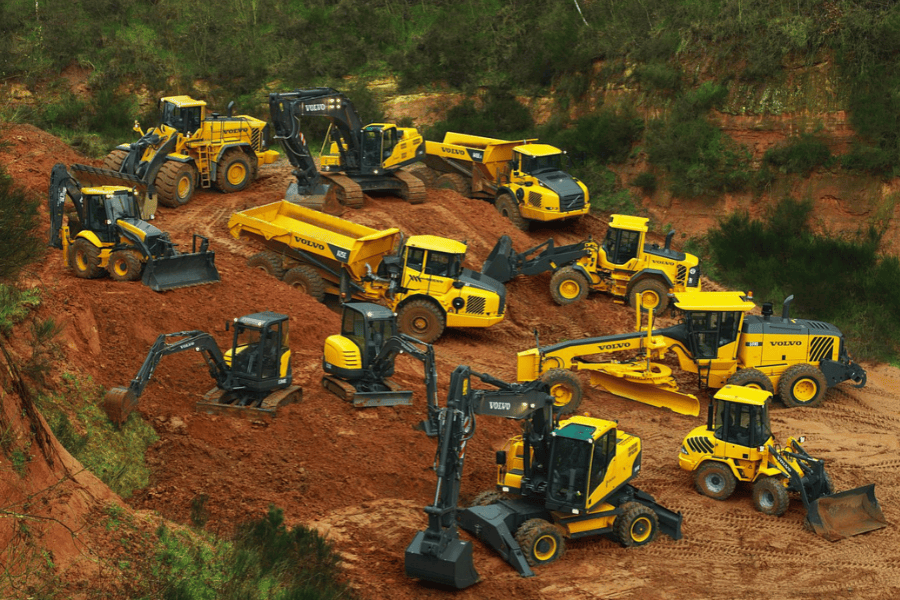 Volo construction vehicles