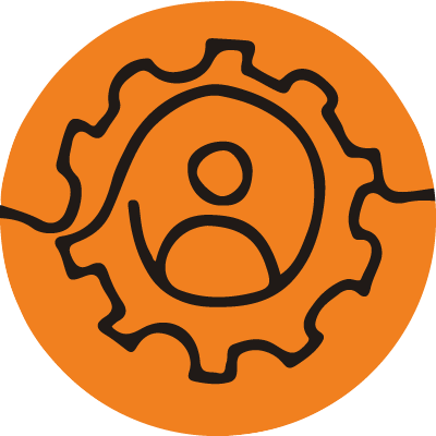 new product management icon orange