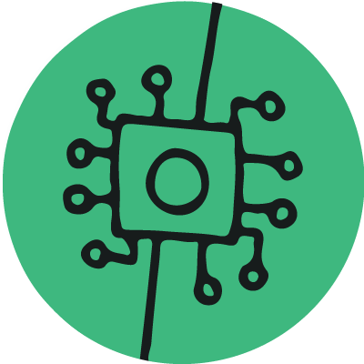technology for product management icon green