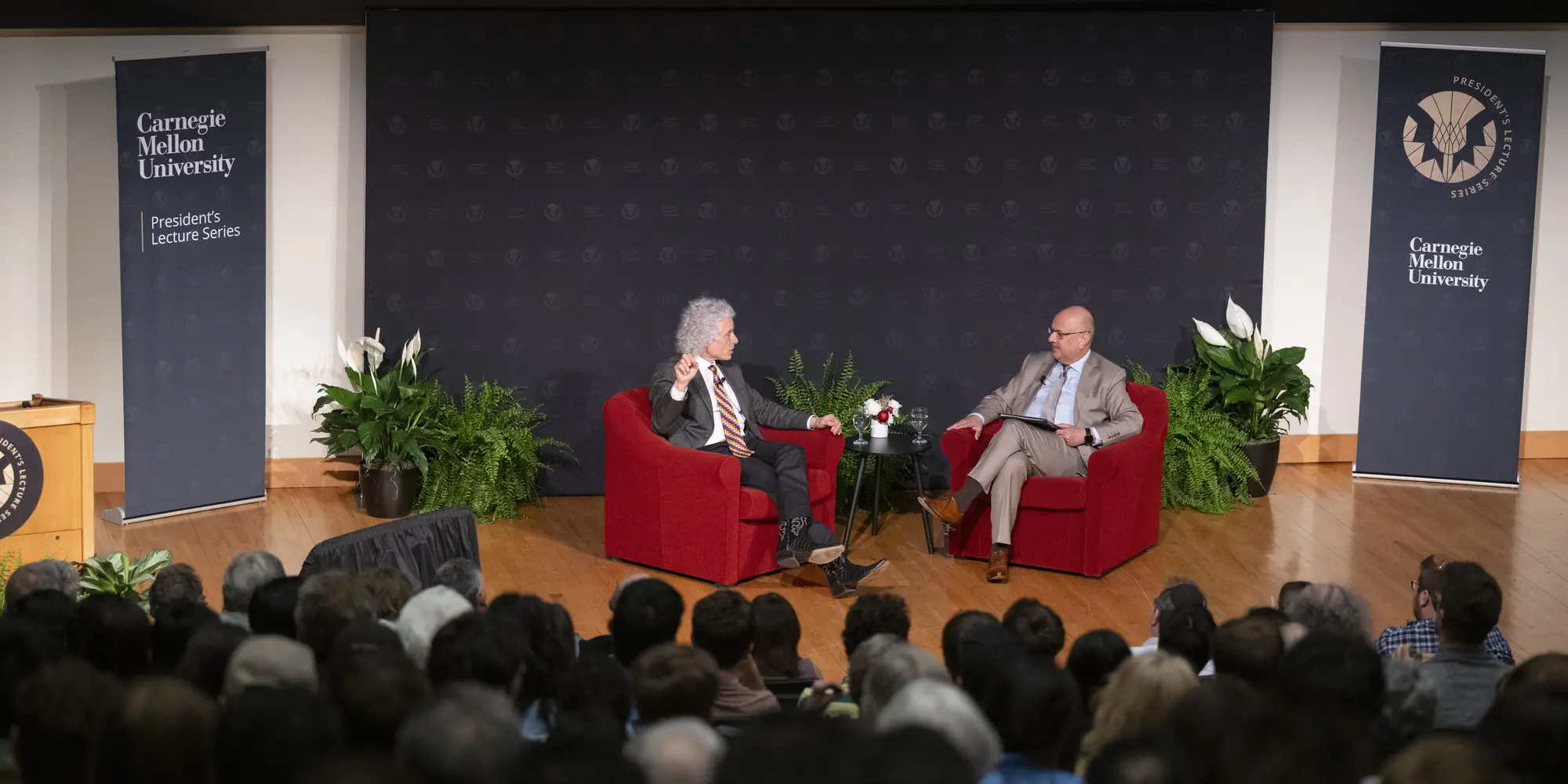 Steven Pinker and Farnam Jahanian