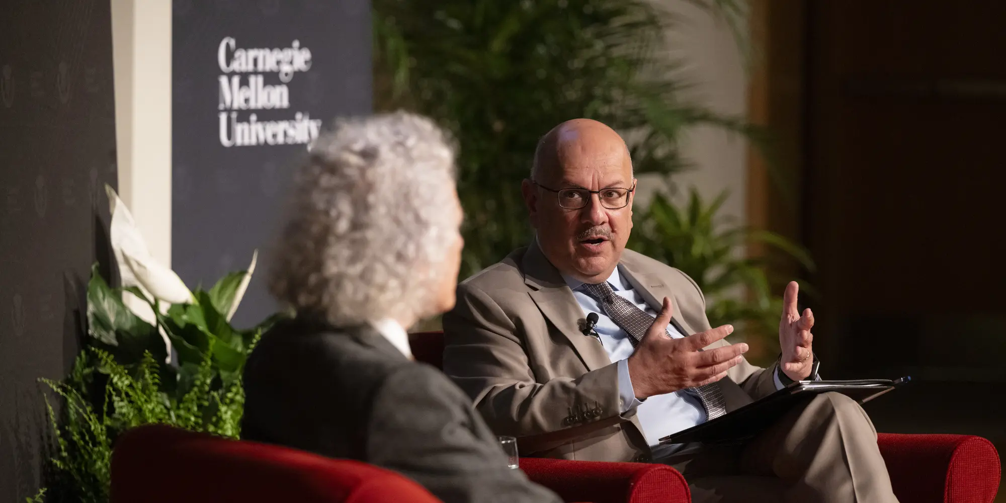 Steven Pinker and Farnam Jahanian