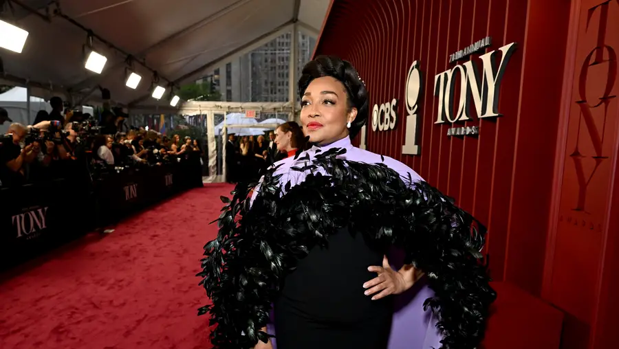 Natalie Venetia Belcon on the red carpet.