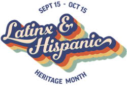 Latinx & Hispanic Heritage Month logo