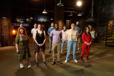 Image of contestants on Blown Away